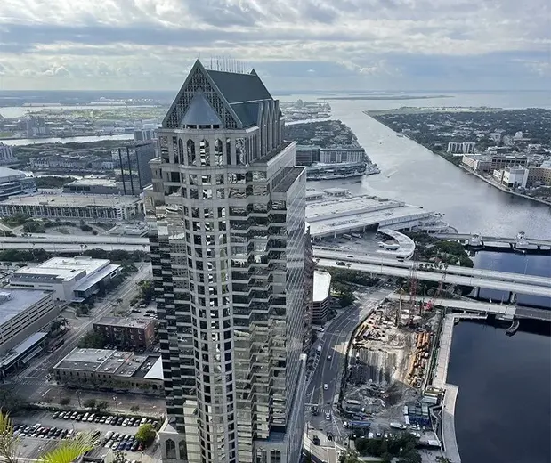Tampa commercial building skyline