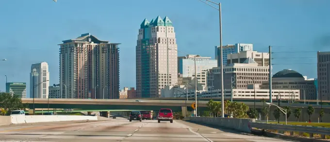 Orlando city skyline